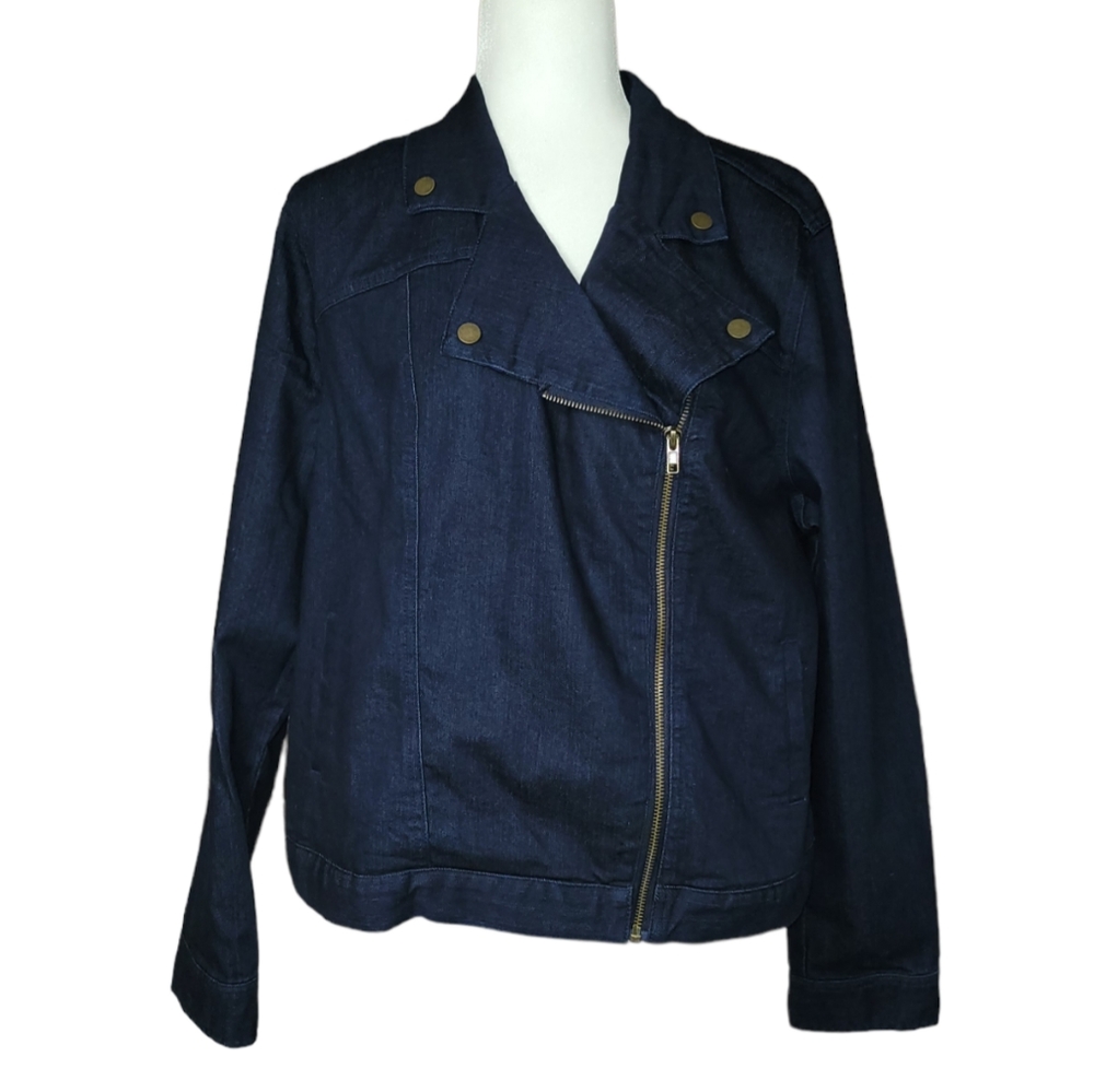 Jaclyn Smith jean jacket